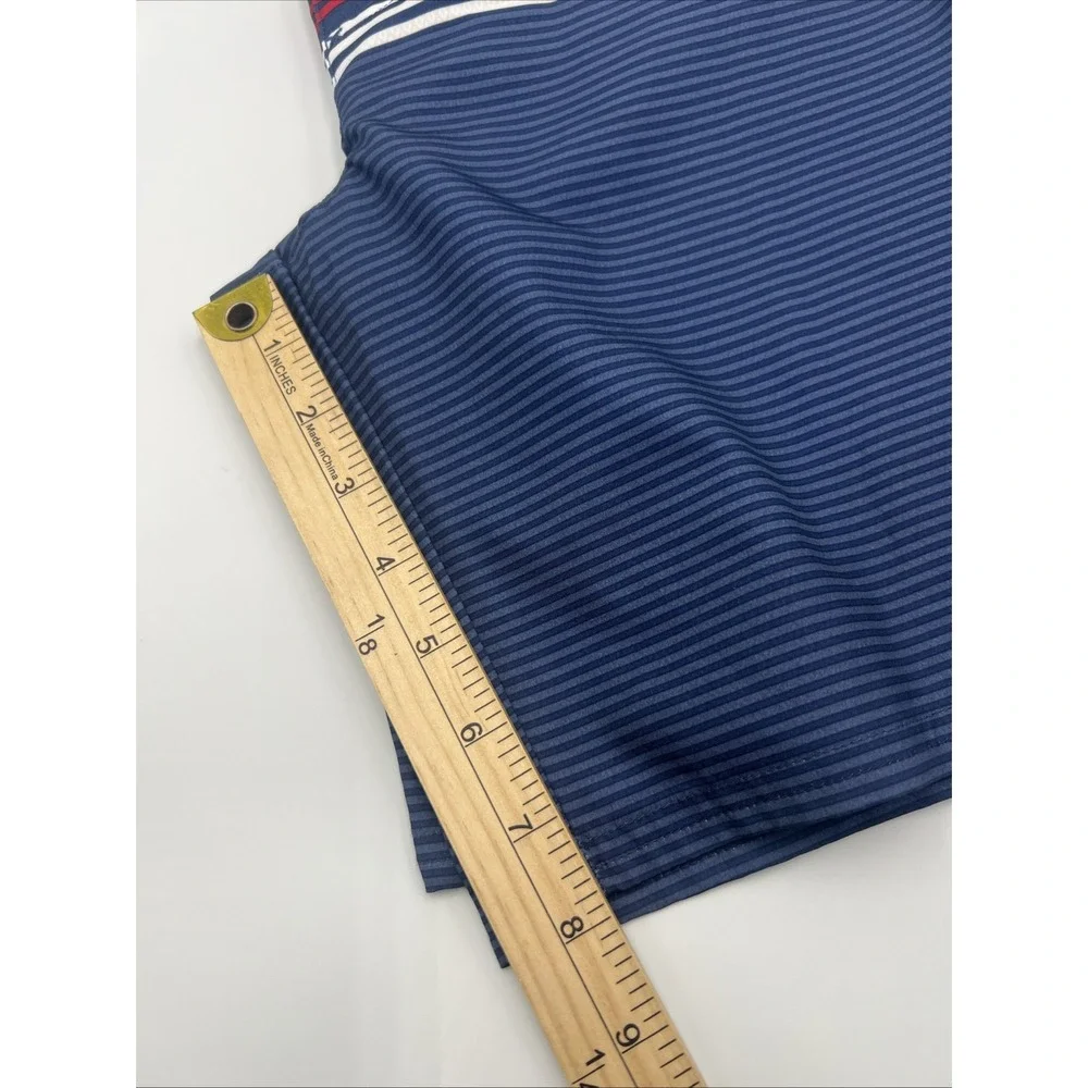 Vineyard Vines Blue Navy Red Striped Kids Swim Trunks